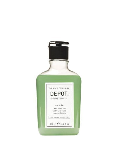 406 Transparent Shaving Gel - Brushless 100ml