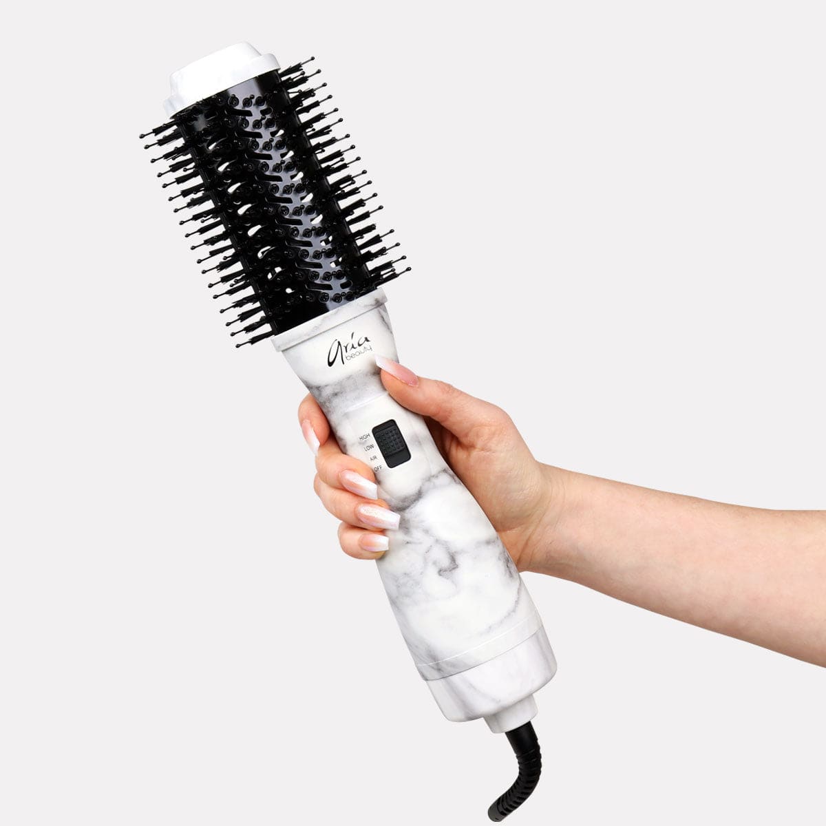 Aria Beauty Grey Marble Blowdry Brush